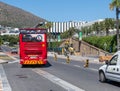City Sight Seeing bus touring Cape Town