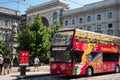 City sightseeing service in Milan Royalty Free Stock Photo