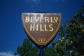 City sign for Beverny Hills, CA