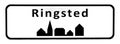 City sign of Ringsted Royalty Free Stock Photo