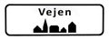 City sign of Vejen Royalty Free Stock Photo