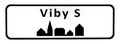 City sign of Viby S Royalty Free Stock Photo