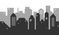 City silhouette background with many buildings mension Royalty Free Stock Photo