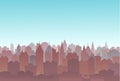 City silhouette land scape. City landscape. Downtown landscape with high skyscrapers. Panorama architecture Goverment Royalty Free Stock Photo