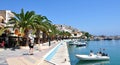 City Sitia and promenade, island Crete, Greece, Europe Royalty Free Stock Photo