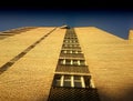 Into the city sky architecture background Royalty Free Stock Photo