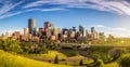 City skyline of Calgary, Canada Royalty Free Stock Photo