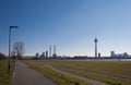 City skyline of Dusseldorf in Germany, Europe Royalty Free Stock Photo