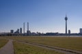 City skyline of Dusseldorf in Germany, Europe Royalty Free Stock Photo