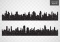 City skyline. Flat style. Royalty Free Stock Photo