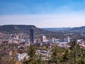 City skyline of Jena in Thuringia Royalty Free Stock Photo