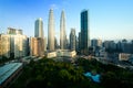 City skyline, Kuala Lumpur Malaysia at sunset