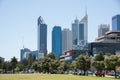 City Skyline in Perth Royalty Free Stock Photo