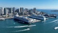 City Skyline at San Diego in California United States. Royalty Free Stock Photo