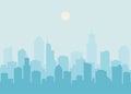 City skyline vector illustration