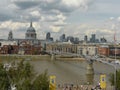 View of St Pauls Cathedral London England