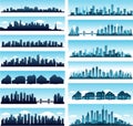 City skylines panoramic