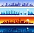 City skylines panoramic