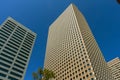 City skyscrapers on the blue sky of Denver Royalty Free Stock Photo