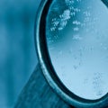 City snow mirror ice Royalty Free Stock Photo