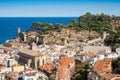 City of spain Tossa de mar, city on the Costa Brava.