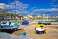 City of Split harbor and old architecture