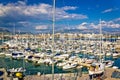 City of Split sailing and yachting harbor Royalty Free Stock Photo