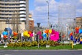 City spring arrangement Royalty Free Stock Photo