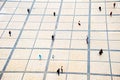 City square, aerial view