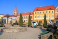 City square in Pravdinsk