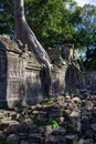 City stone wall ruins