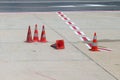 City street cones