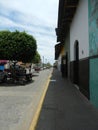 City street granada nicaragua Royalty Free Stock Photo