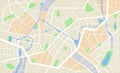 City street map. GPS navigator. Road plan. France location. Urban navigation pattern. Beautiful modern place. Town