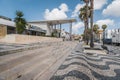 City street view of the Cascais, a small seaside town beside Lisbon, Portugal Royalty Free Stock Photo