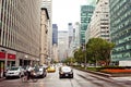 City streetlife on Park Avenue in New York