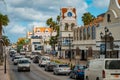Oranjestad, Aruba - City streets busy with cars