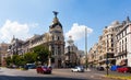 City streets. Madrid, Spain Royalty Free Stock Photo