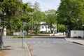 City streets and small roundabout in Gdynia