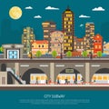 City Subway Poster