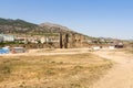 The city of Sudak behind the fortress wall.