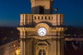 Szprotawa, a city in Poland, a view of the market square and the town hall building. Royalty Free Stock Photo