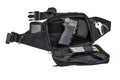 City tactical bag for concealed carrying weapons with a gun inside Royalty Free Stock Photo