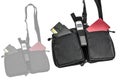 City tactical bag for concealed carrying weapons with a gun inside