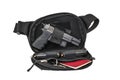 City tactical bag for concealed carrying weapons with a gun inside