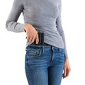 City tactical holster for concealed carrying weapons with a pistol inside Royalty Free Stock Photo