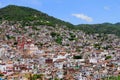 Aerial view of the city of taxco, in Guerrero VI