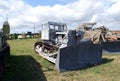 City of Togliatti. Technical museum of K.G. Sakharov. Exhibit of the museum Soviet catarpillar