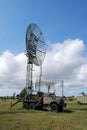 City of Togliatti. Technical museum of K.G. Sakharov. Exhibit of the museum Tropospheric station R-410-7,5 Royalty Free Stock Photo