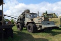 City of Togliatti. Technical museum under the open sky K.G. Sakharova. Exhibit of the museum PZM-2 regimental digging car